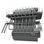 low speed marine diesel engine