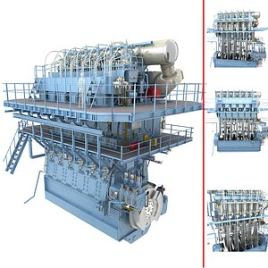 low speed marine diesel engine