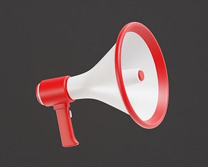 Megaphone 3D model