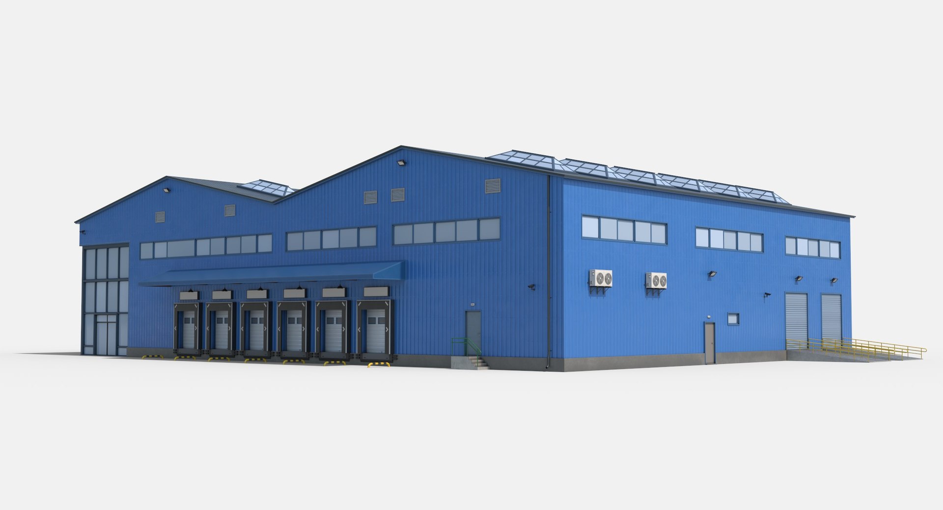 3D Industrial Building 28 Model - TurboSquid 2138932