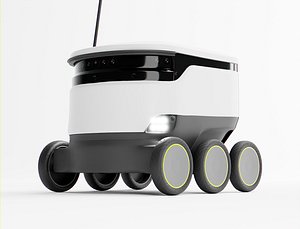 Robot Courier 3D model