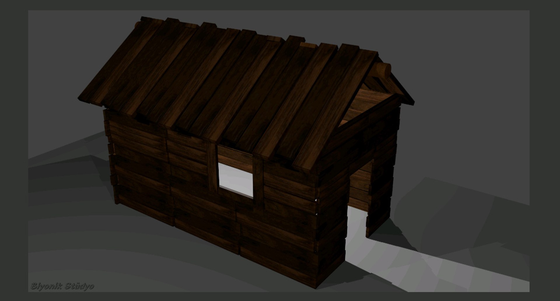 Shed 3d Obj