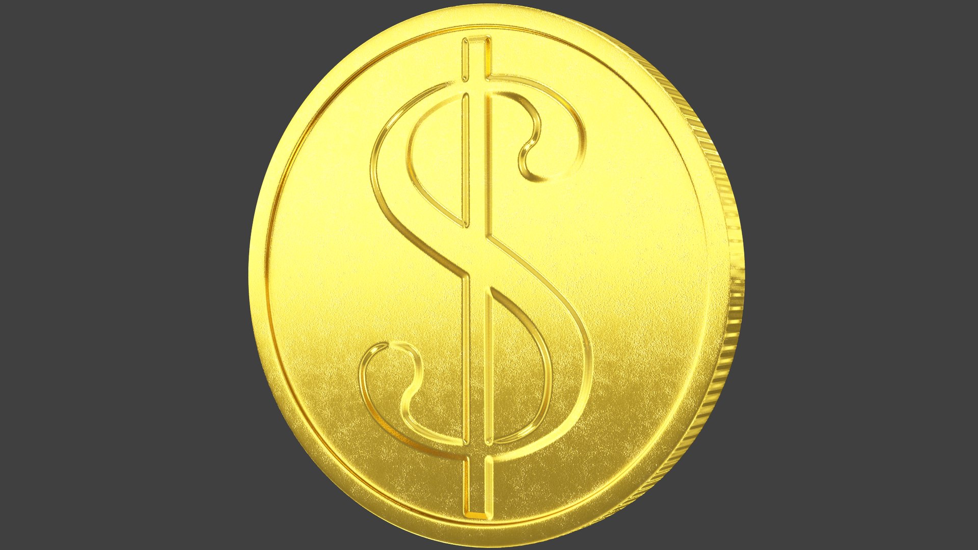 Dollar Coin V1 3D model - TurboSquid 1954813