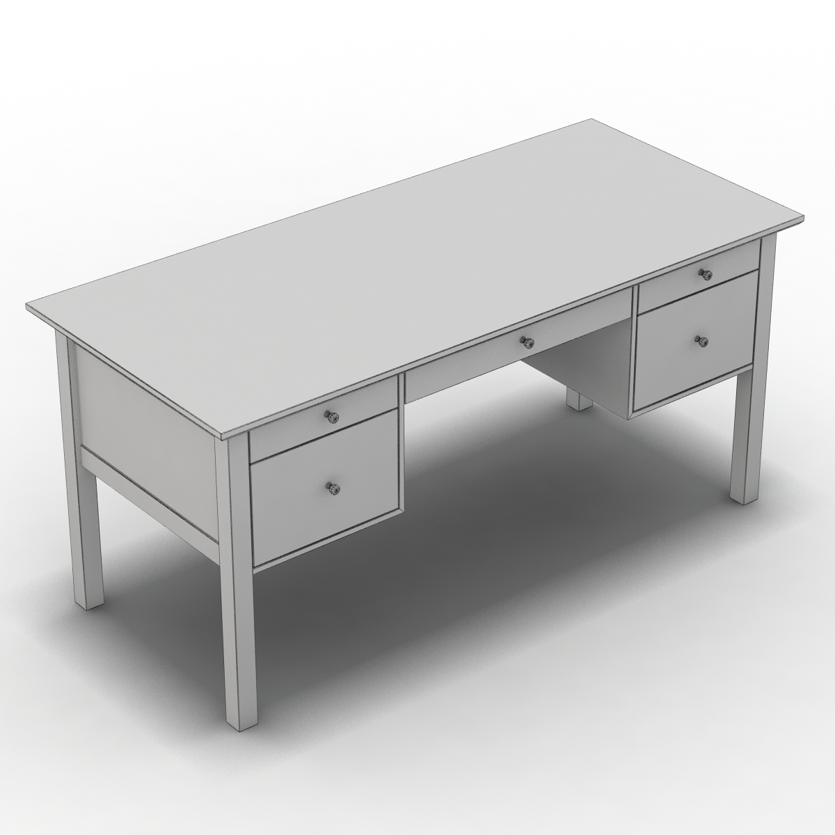 3d crate barrel ainsworth walnut model