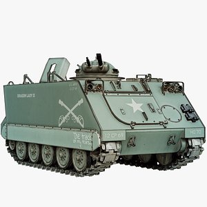 M132 Zippo Armored Flamethrower Rigged PBR