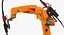 Generic Welding Robot with Power Supply Rigged 3D Model