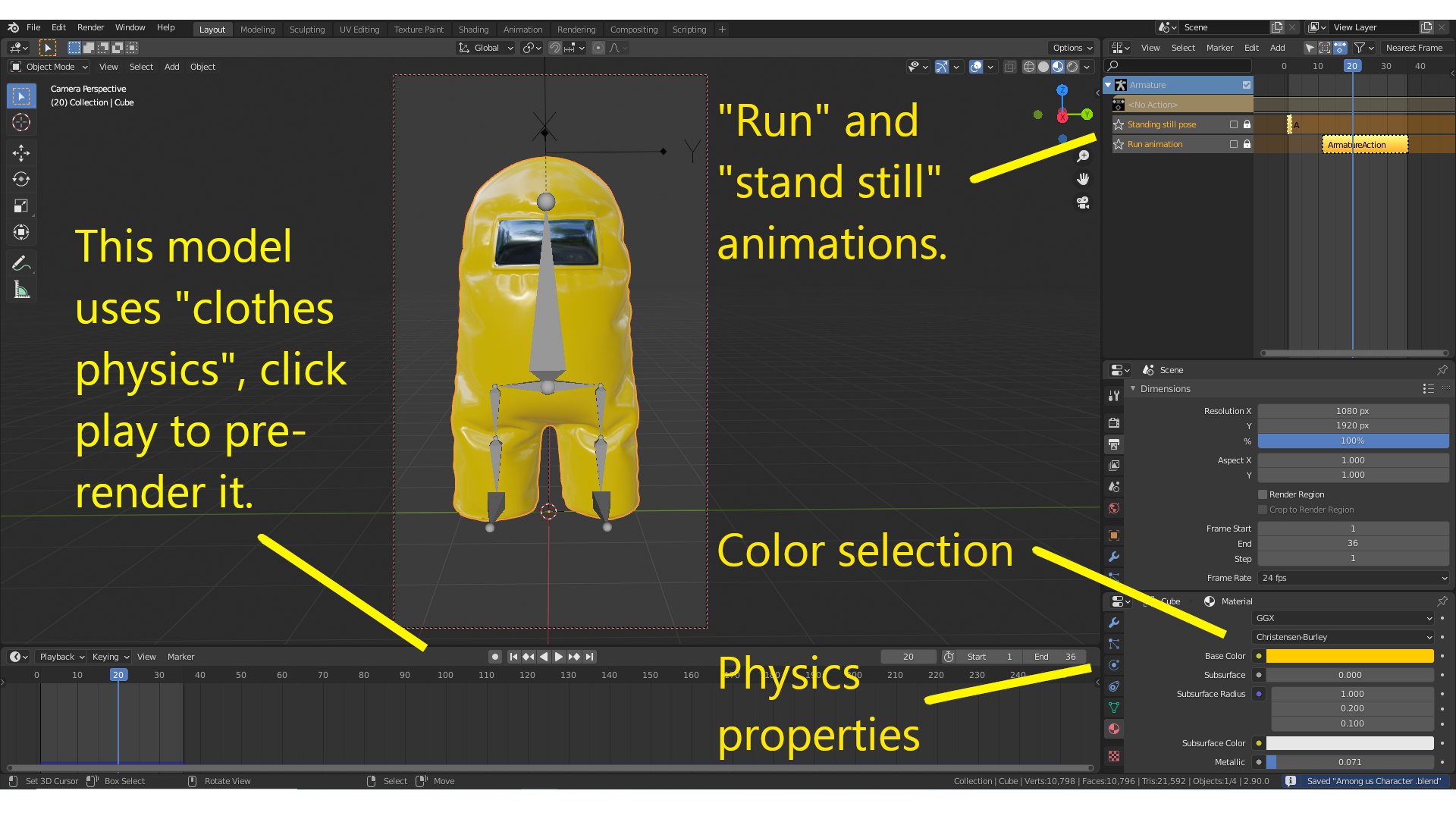 3D Character Rigged Model - TurboSquid 1628018