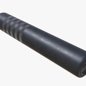 Tactical Silencer 5-56x45 Low-poly 3D