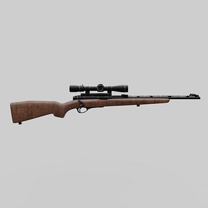 3D model Remington Sniper Rifle