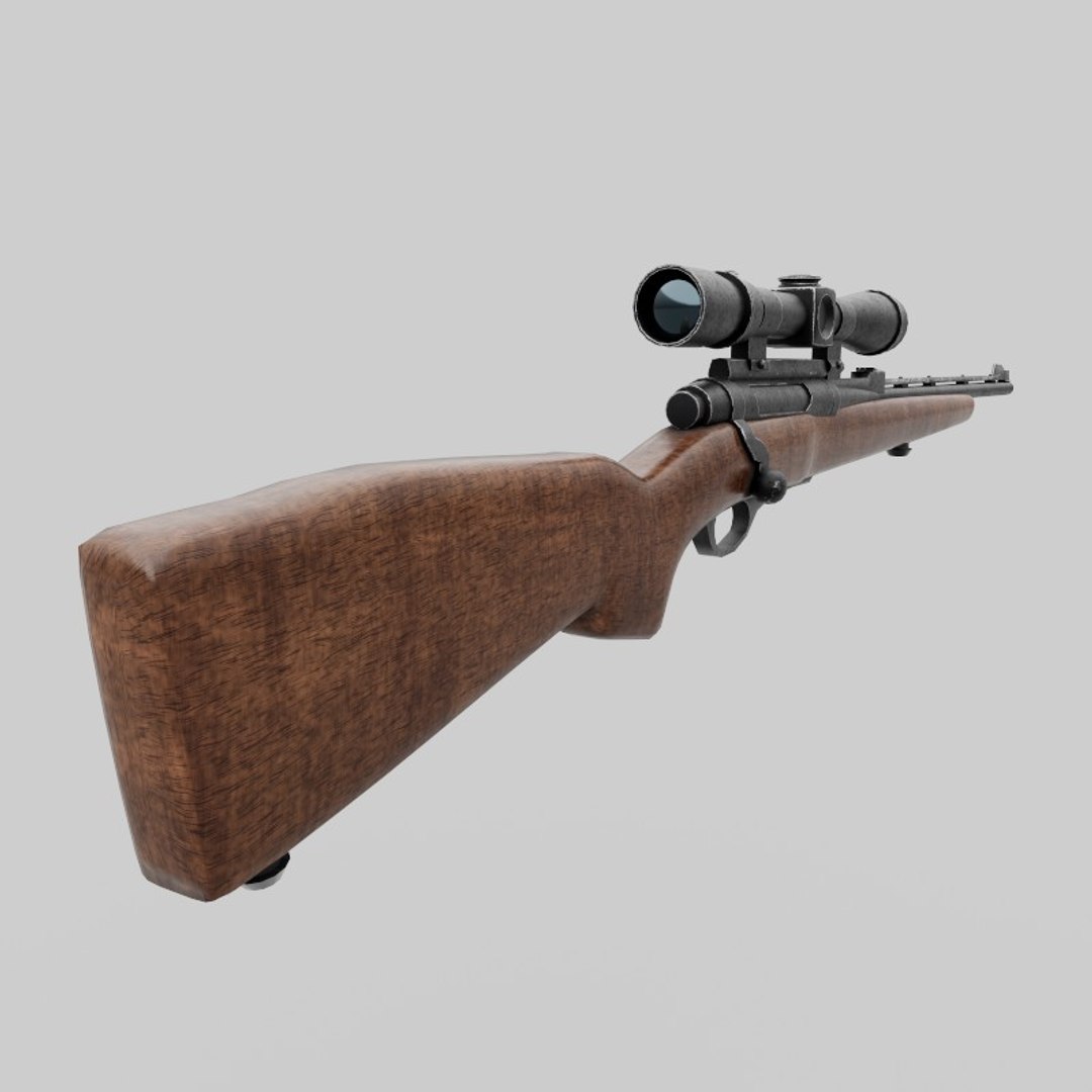3D Model Remington Sniper Rifle - TurboSquid 2299621
