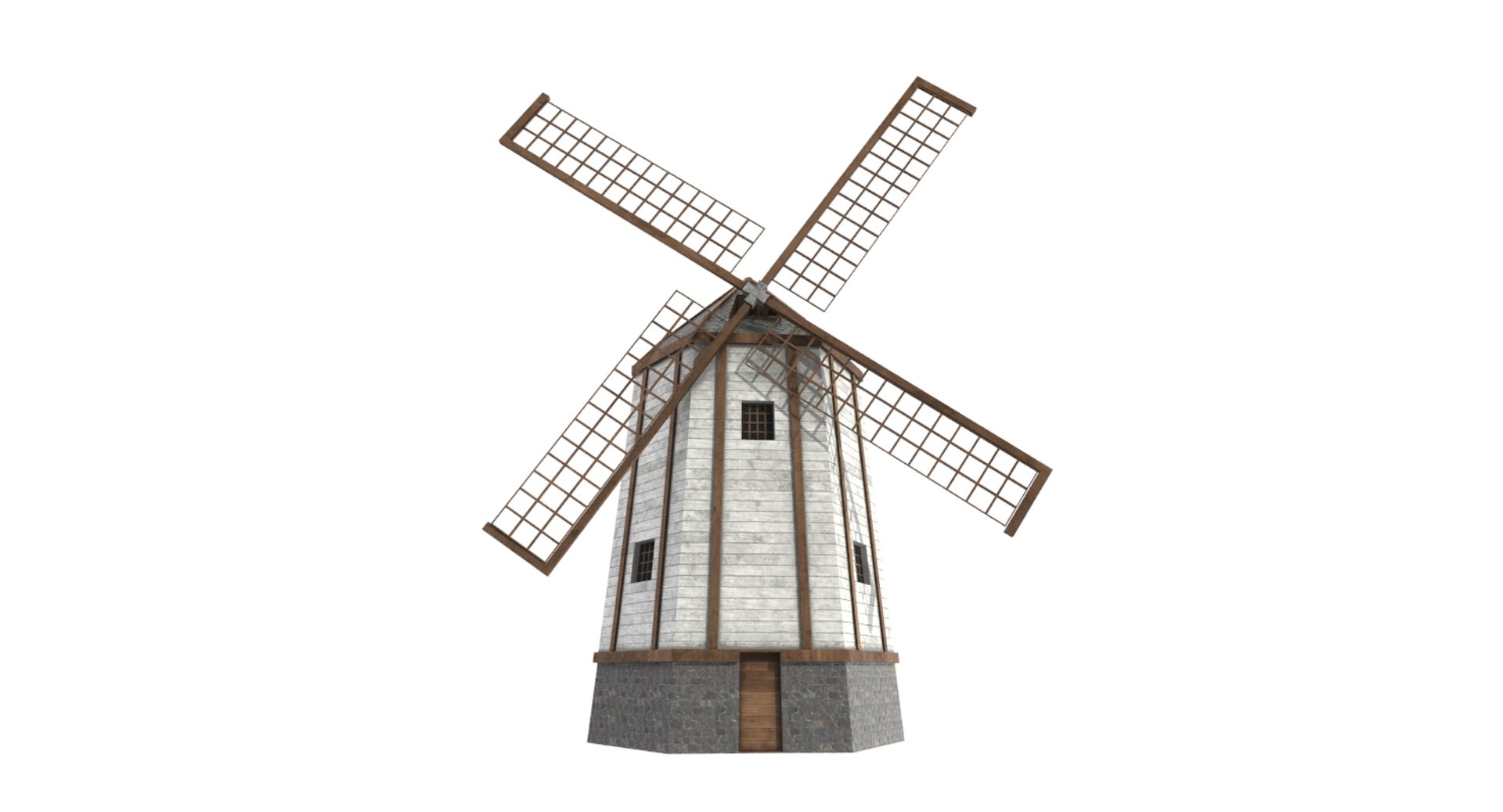 Windmill Pbr 3D Model - TurboSquid 1285395