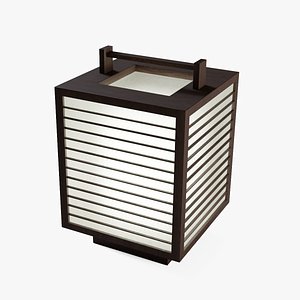 Japanese Lamp 3D model