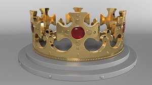 gold crown 3D