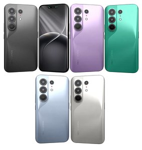 3D Tecno CAMON 50 Pro All Colors model