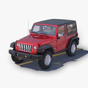 3D Jeep Wrangler Rubicon 2011