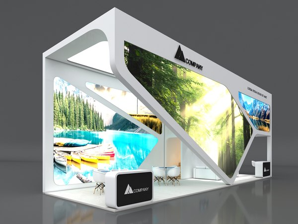 3D booth exhibition stand stall
