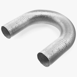 Semi Rigid Aluminum Air Duct 3D model
