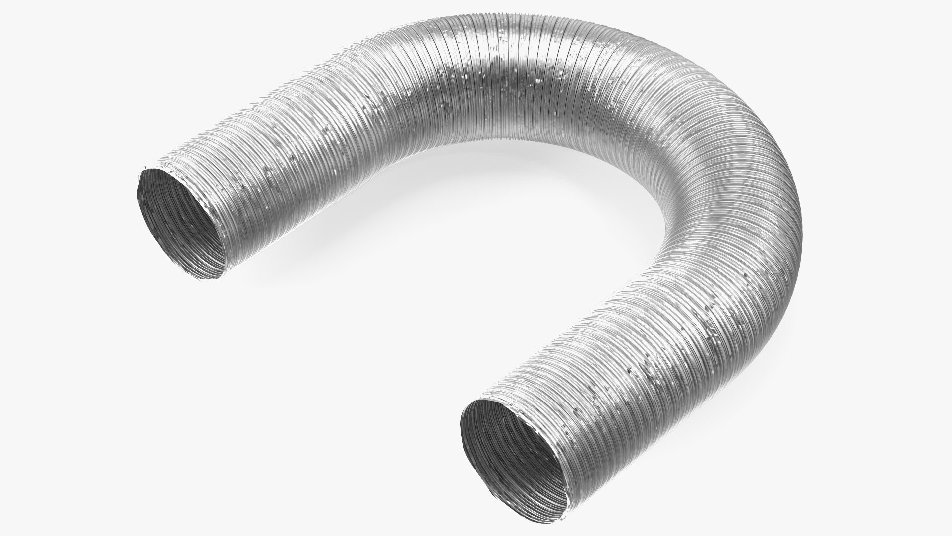 Semi Rigid Aluminum Air Duct 3D model preview