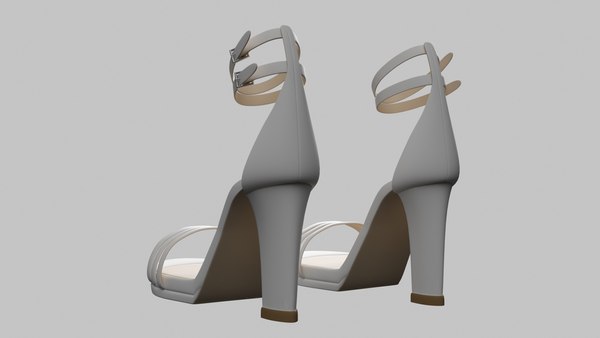 Heel shoes model - TurboSquid 1627141