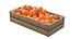 Orange Wooden Crate