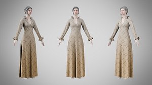 Dress 29 Grullo With Design