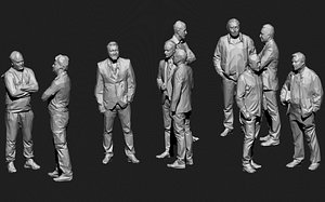 3D 10 people vol 7 model