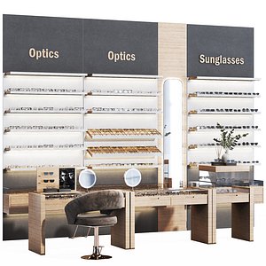 eyeglasses store optics showcase07 model