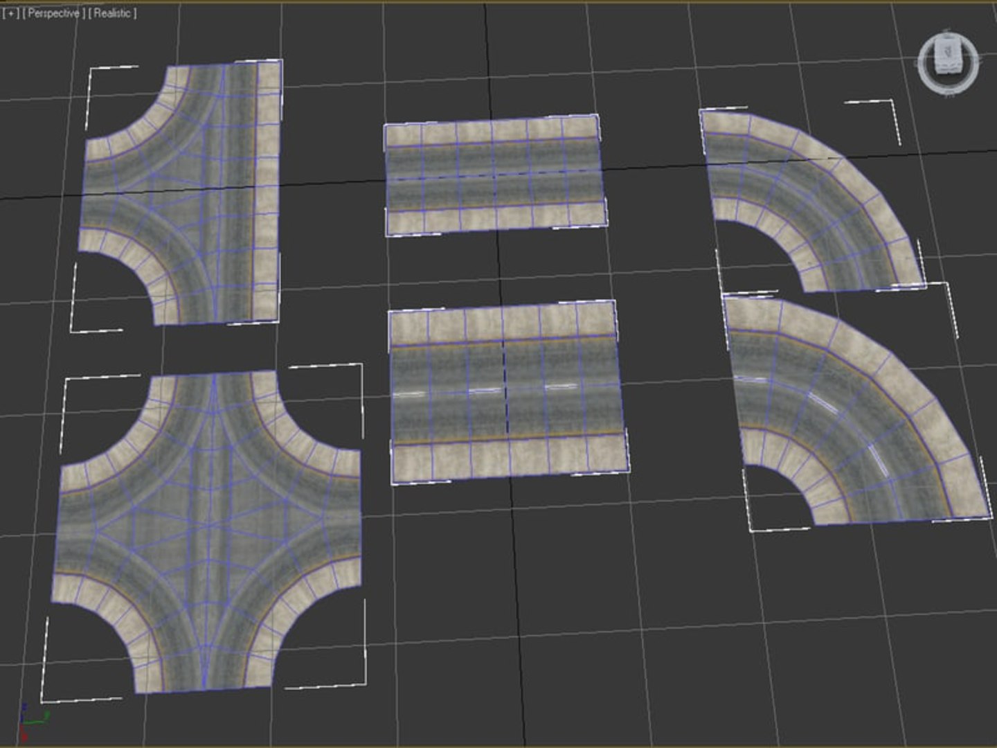 Roads 3d Max