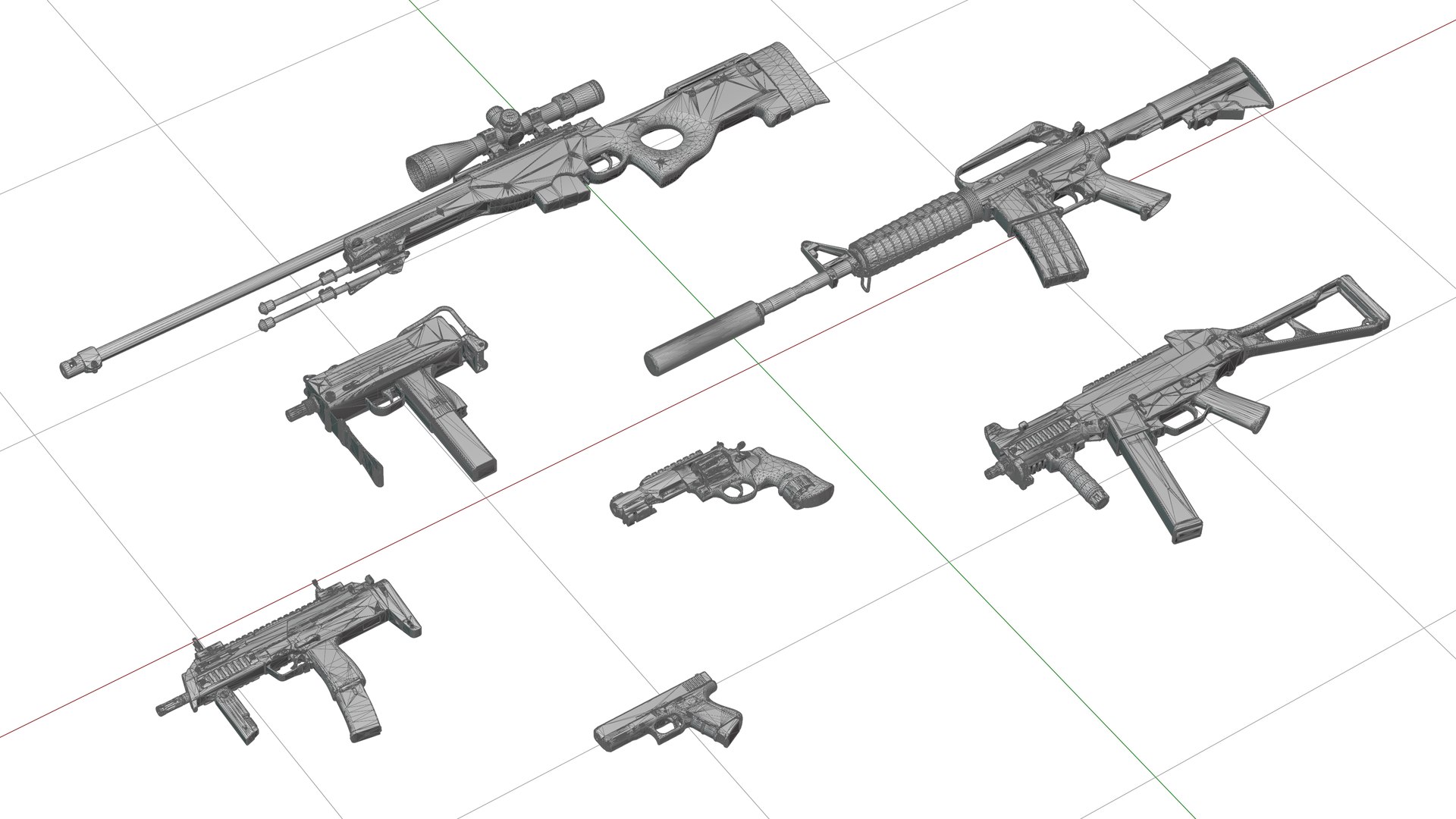 3D CS2 Fade Collection Model - TurboSquid 2321653