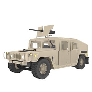 Humvee Blockbench 3D model