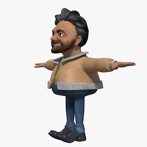 Cartoon Male Model