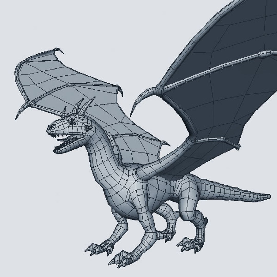 Dragon model - TurboSquid 478590