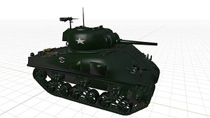 M4 Sherman Tank model