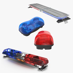 3D legacy lightbars 2 police light