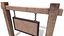 Старая средневековая вывеска Low-poly PBR