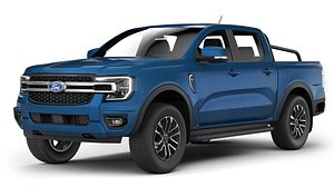 Ford Ranger XLT 2023 3D