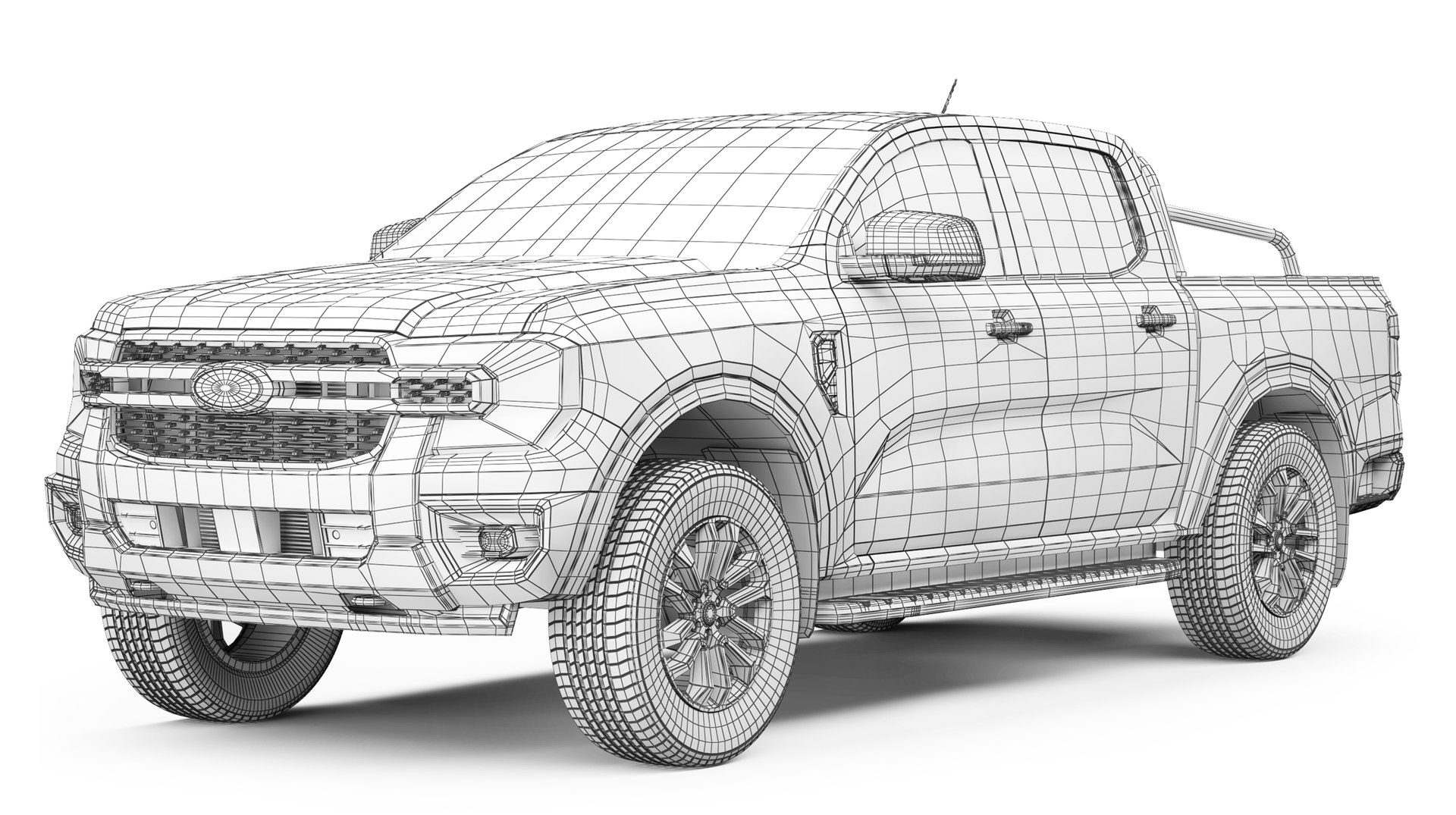 Ford Ranger XLT 2023 3D - TurboSquid 2555028