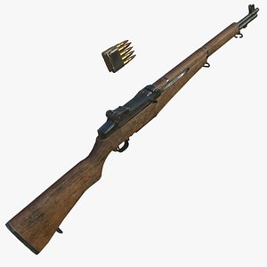 3d m1 garand rifle