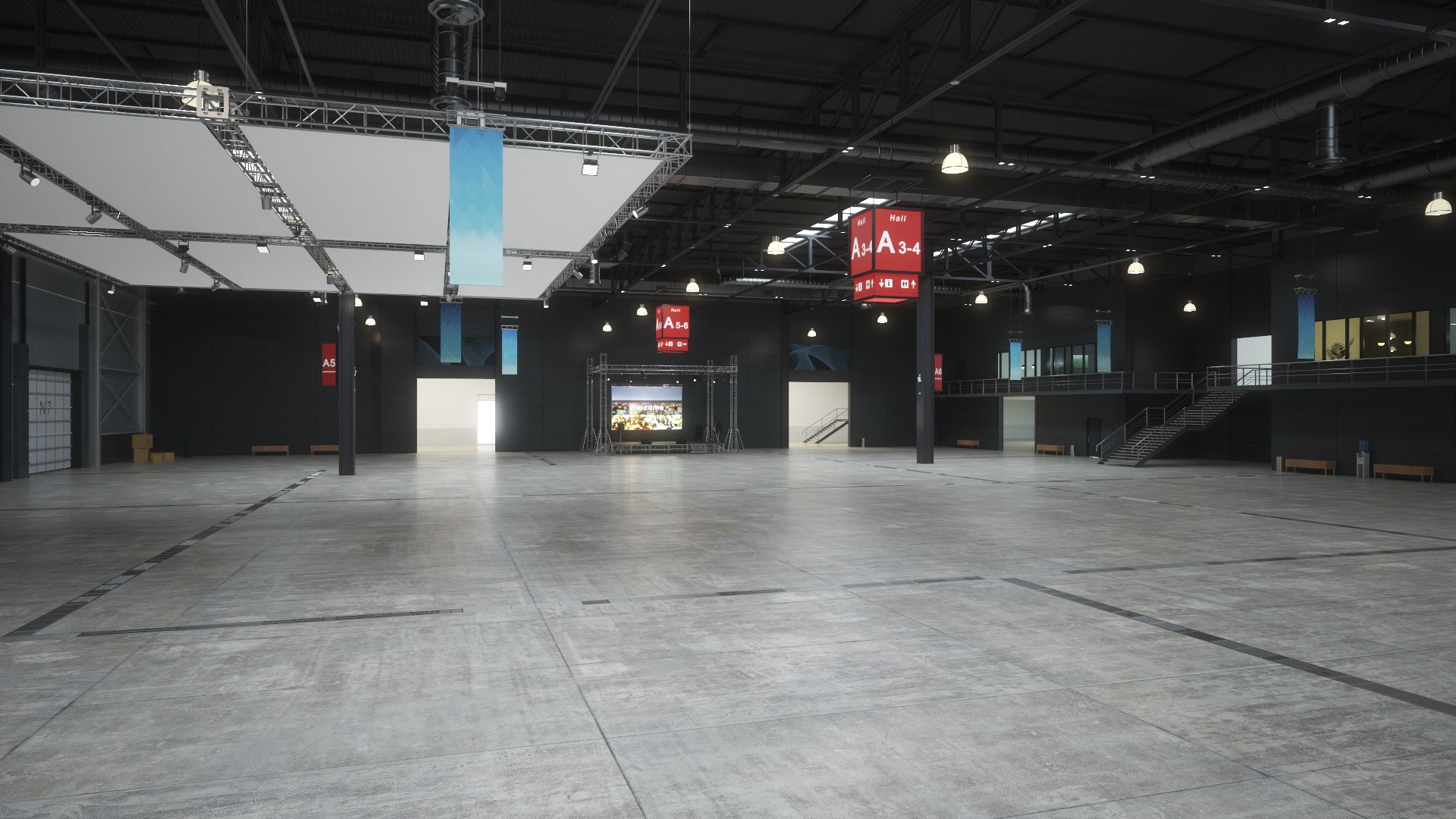 3D model exhibition hall https://p.turbosquid.com/ts-thumb/am/cs31QR/GybtG4wX/01/jpg/1597707762/1920x1080/fit_q87/0a29ca7cc0e4aad26d552fe3de85b88326c8ba8d/01.jpg