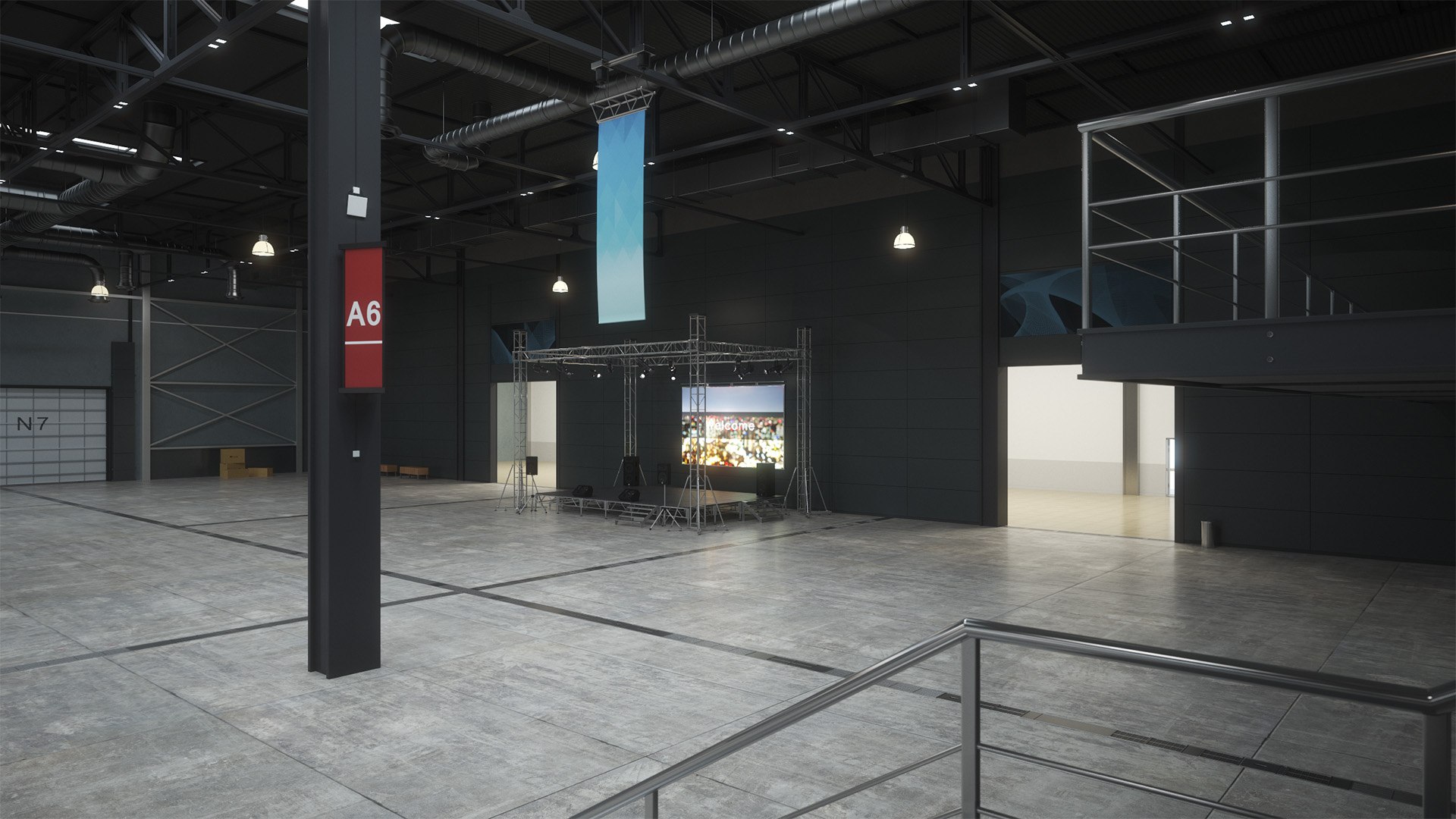 3D model exhibition hall https://p.turbosquid.com/ts-thumb/am/cs31QR/md2F7R4f/06/jpg/1597707763/1920x1080/fit_q87/a3a5ab28cee70e80c0ed4290e9371f590fa57a14/06.jpg