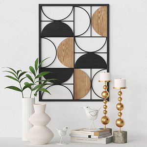 3D Decorative panno with decor