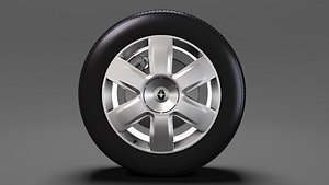 renault kangoo wheel 2017 3D