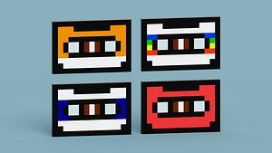 Music Cassette 3D model