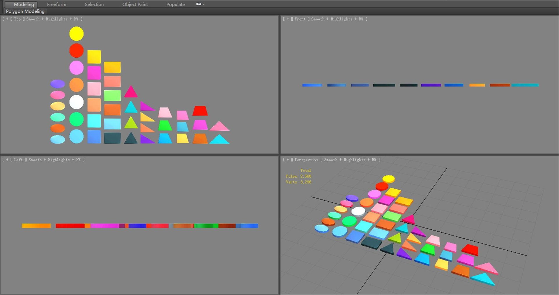 A Bunch Of Colorful Building Blocks 3D Model - TurboSquid 2112644