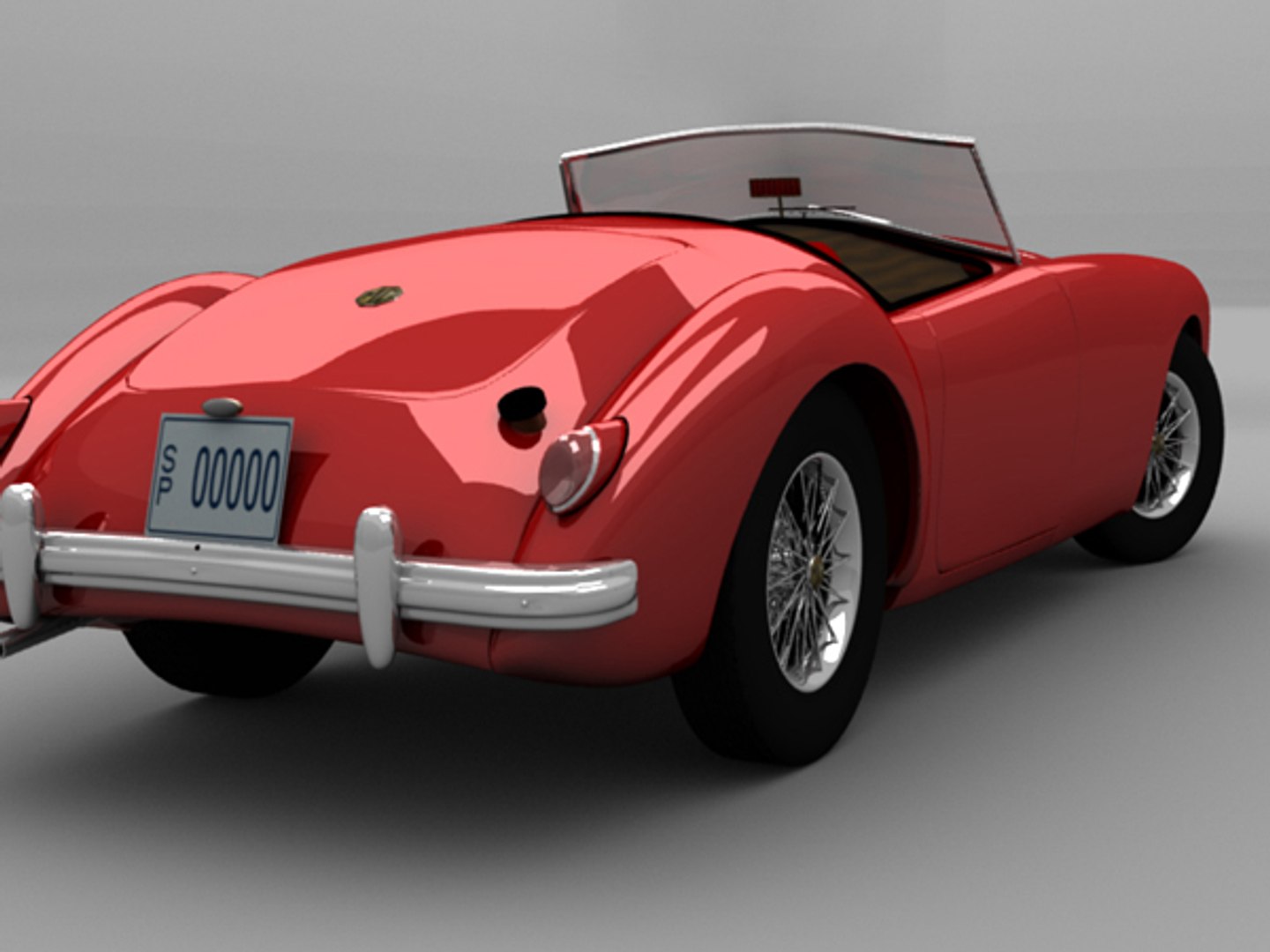 3dsmax classic mg mga car