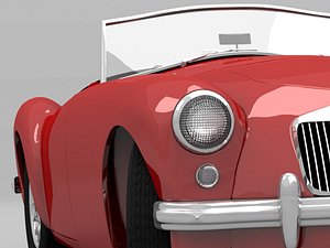 3dsmax classic mg mga car