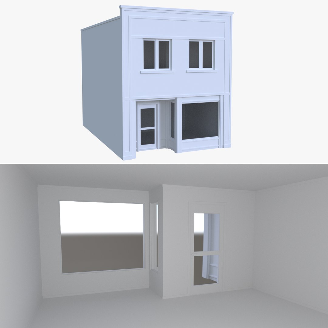 3d Store Interior Buildings