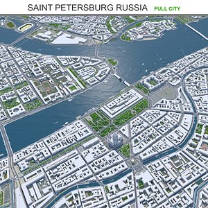 city area building 3D model