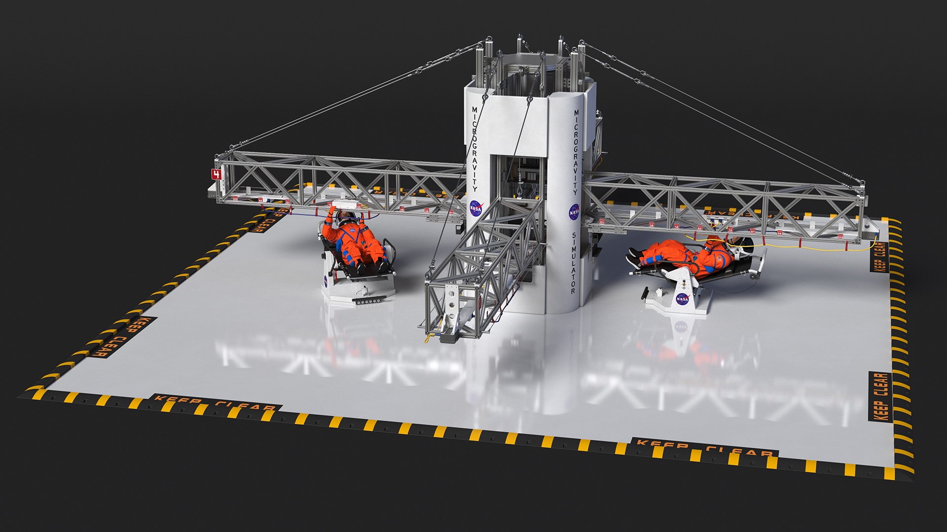 NASA Astronauts Train in the Microgravity Simulator 3D https://p.turbosquid.com/ts-thumb/am/pnhtIG/YJ/nasaastronautstraininthemicrogravitysimulator3dsmodel013/jpg/1699921802/1920x1080/fit_q87/b437bb390b246833c1f3f17501830dddb478b022/nasaastronautstraininthemicrogravitysimulator3dsmodel013.jpg