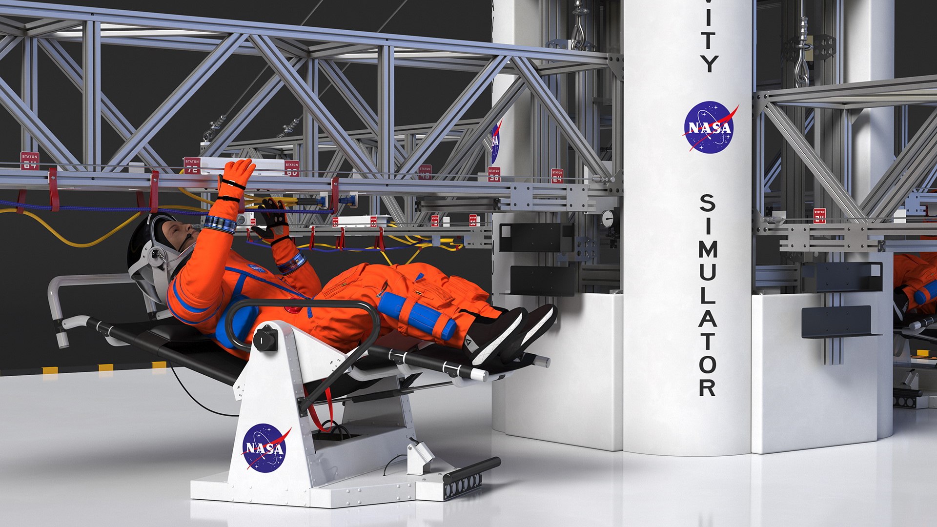 NASA Astronauts Train in the Microgravity Simulator 3D https://p.turbosquid.com/ts-thumb/am/pnhtIG/a5/nasaastronautstraininthemicrogravitysimulator3dsmodel014/jpg/1699921807/1920x1080/fit_q87/60c07c0d796b162b8ea7fa92a103a57bff119bb1/nasaastronautstraininthemicrogravitysimulator3dsmodel014.jpg